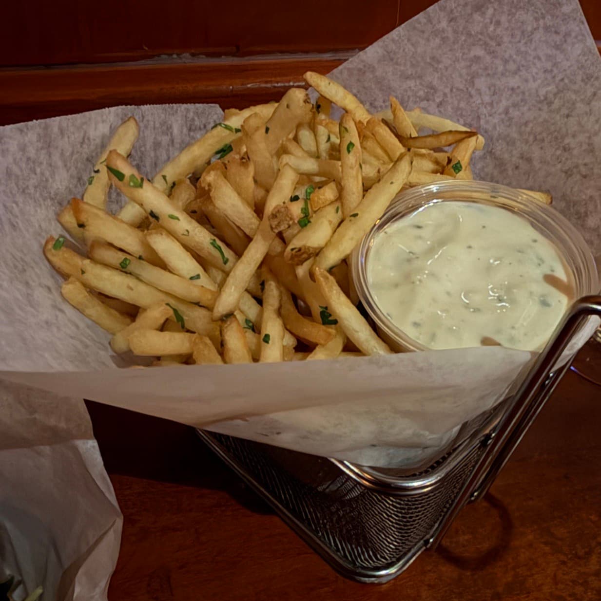 Frites in a Basket