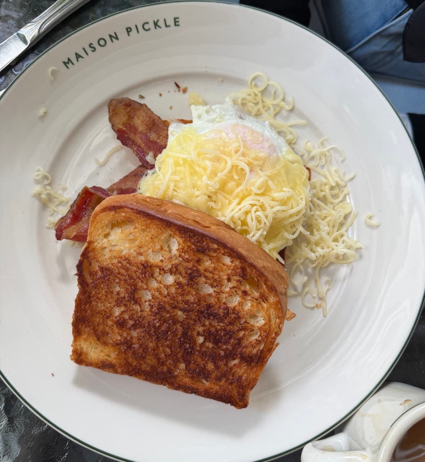 Bacon Egg and Cheese Texas Toast