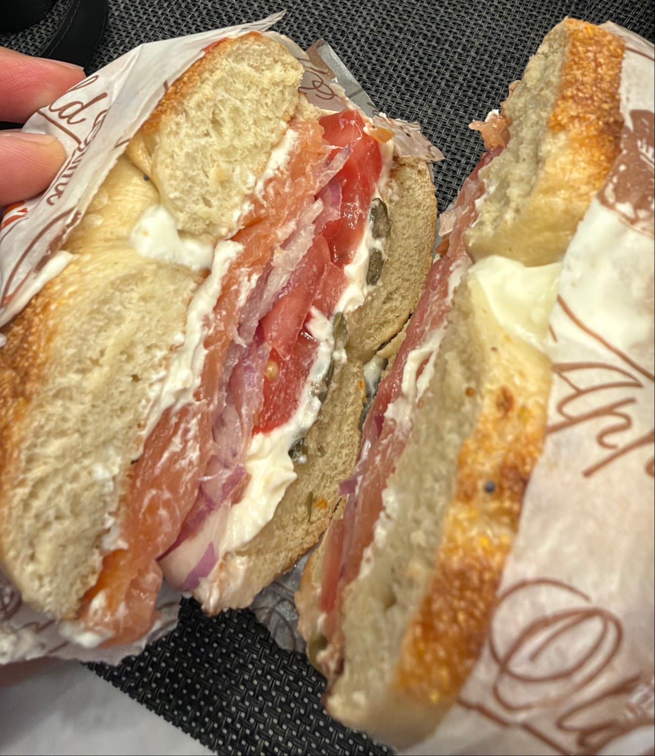 Bagel And Lox Sandwich