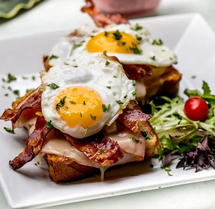 Open Face Breakfast Sandwich
