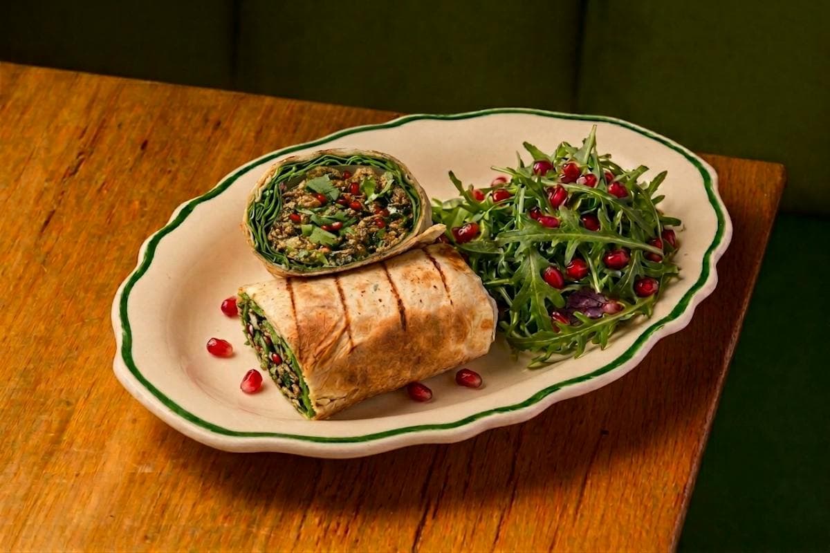 Charred Eggplant Wrap