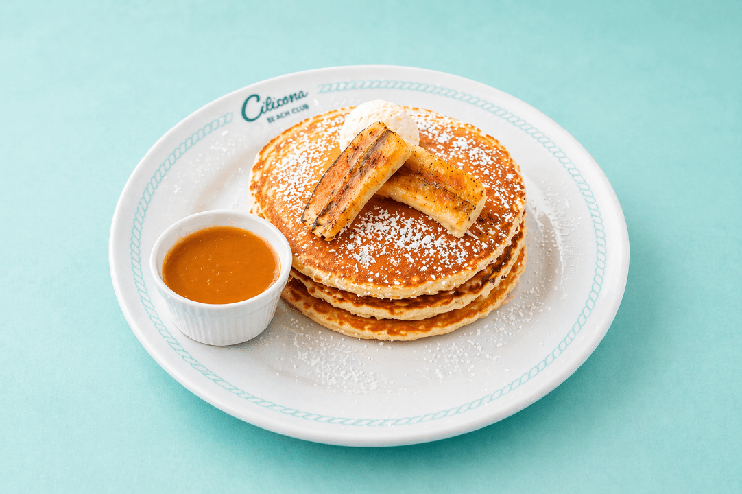 Banana & Butterscotch Pancakes